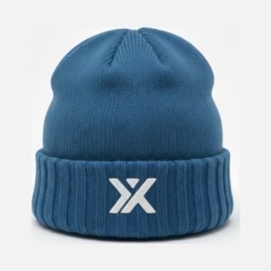 IXVONO Embroidered Beanie — Blue